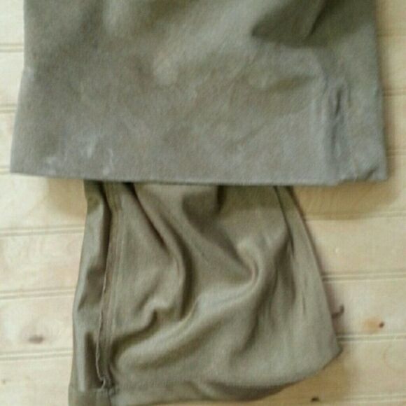 Genuine Suede Straight Leg Trouser BCBG MaxAzria Sz. 6 - Picture 3 of 8